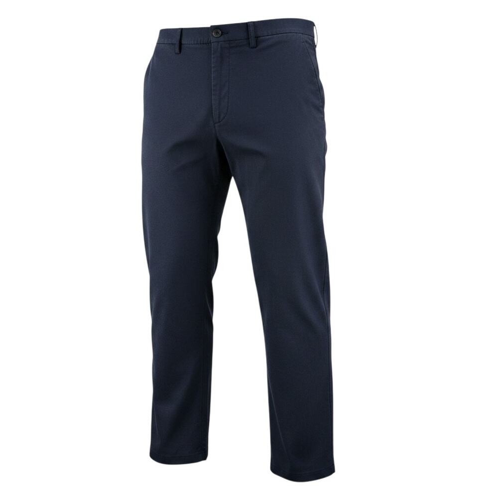 Haggar Cool 18 Pro Men's Golf Pants Navy Blue Stretch 38x30